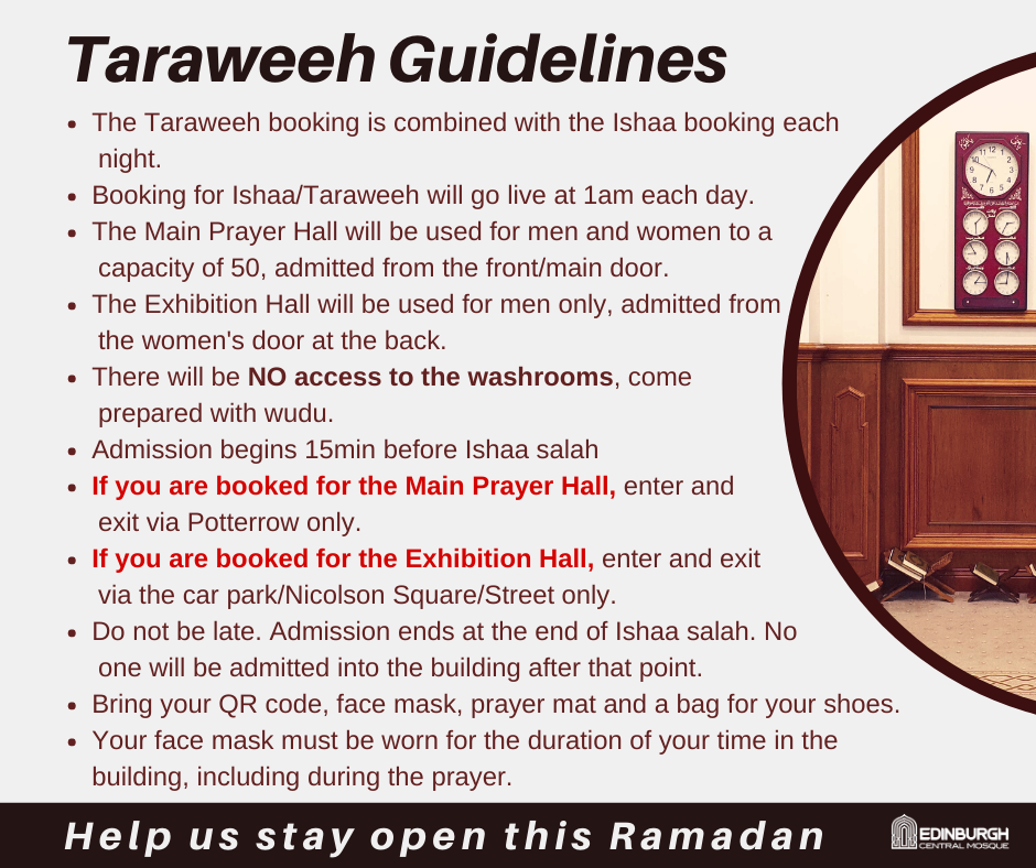 Taraweeh Guidelines