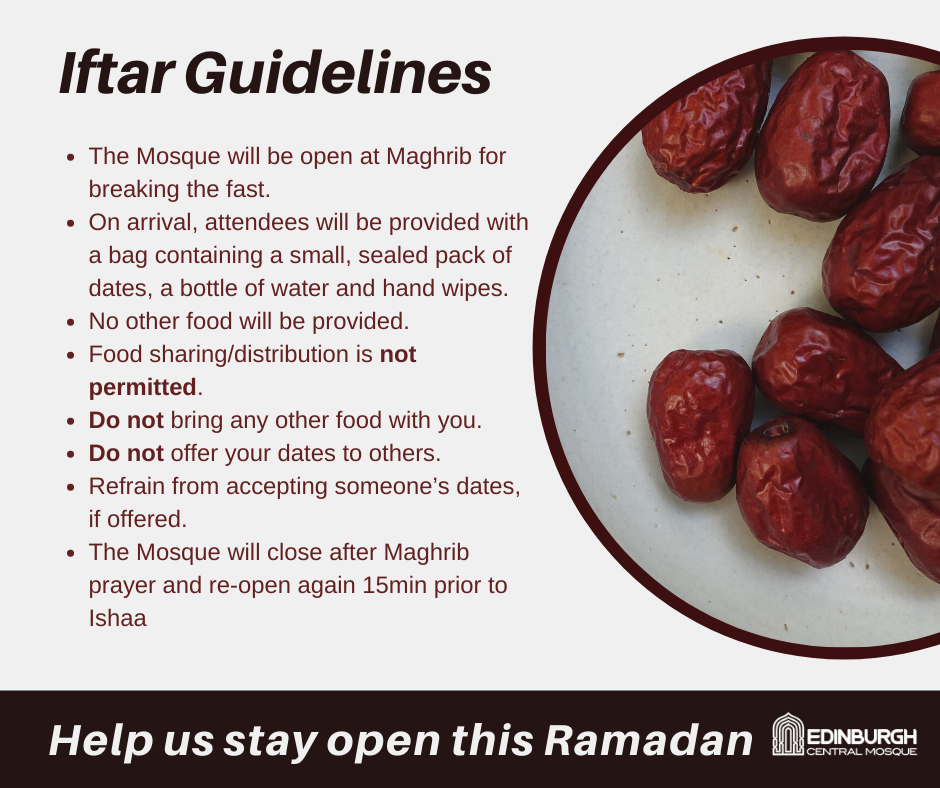 Iftar Guidelines